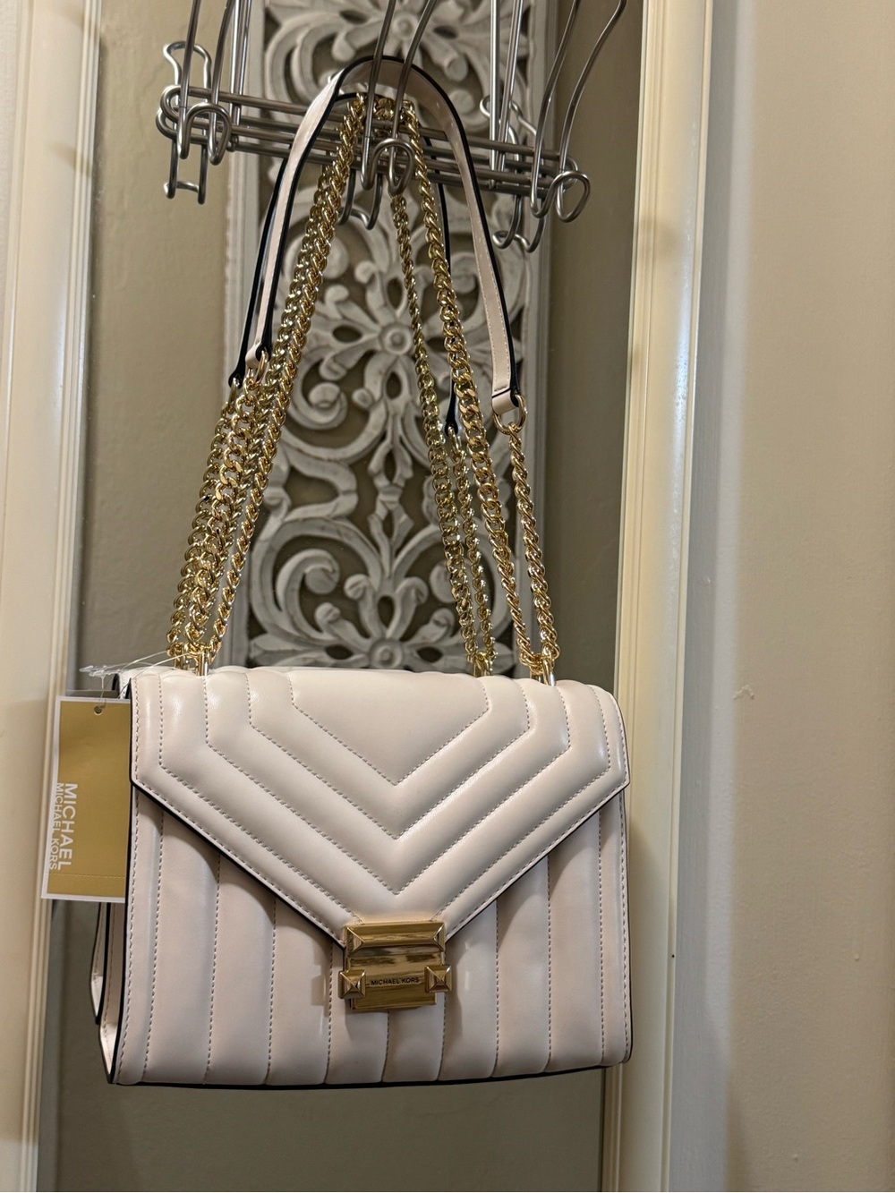 NWT Michael Kors Whitney Flap Chain Shoulder Bag